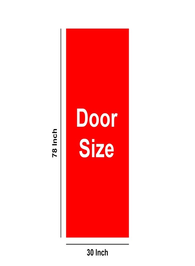Wallpaper Mart Sticker Wallpaper for Door, Almirah, Table, Ac, Fridge (Size 30x78 Inches) Design107 - Image 4